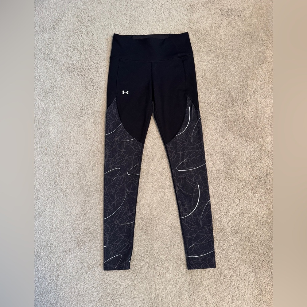 Under Armour Black and Gray Leggings